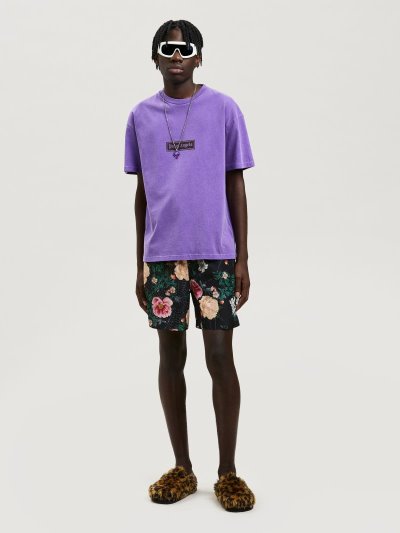 Pánské Swim Shorts Palm Angels Spring Swimshort Černé Viacfarebný | CZ-069318